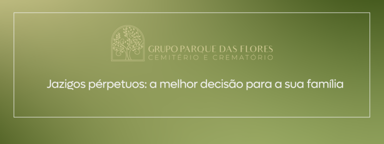 Banner jazigos perpétuos