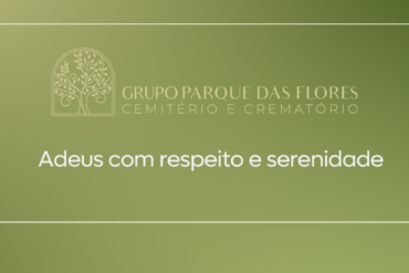 banner dizendo adeus com respeito e carinho