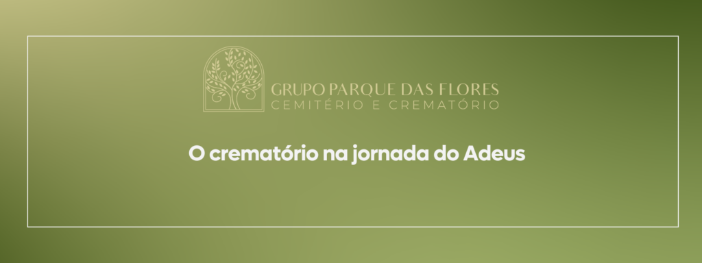 Banner crematório na jornada do Adeus