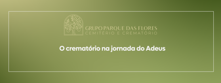 Banner crematório na jornada do Adeus